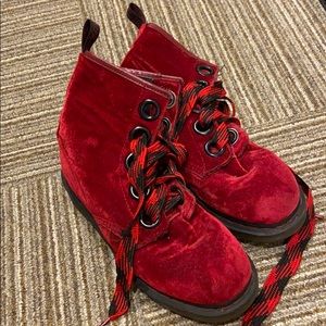 Red Velvet Dr. Martens
